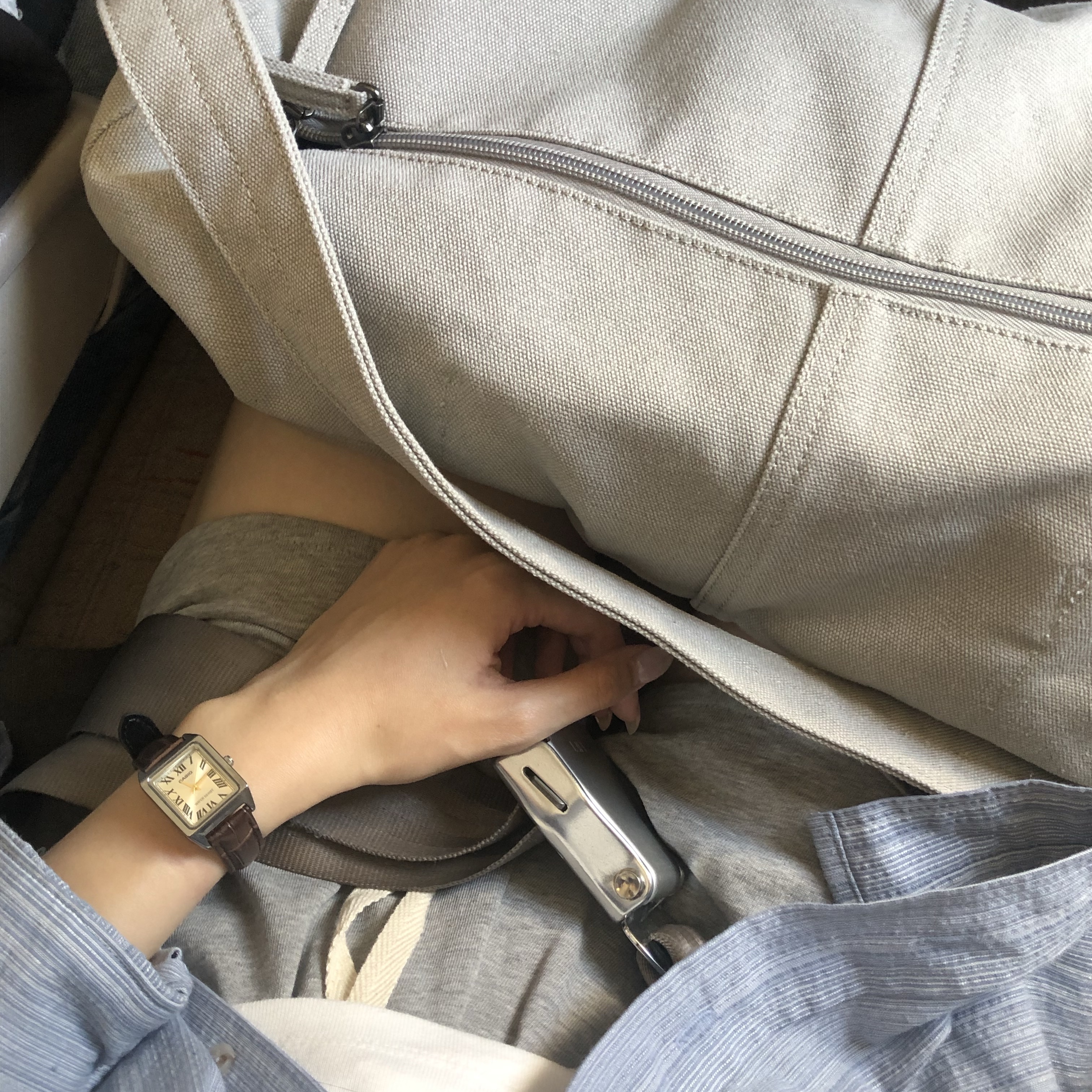 Casio LTP-V007L-9B 착용 스타일 - 1