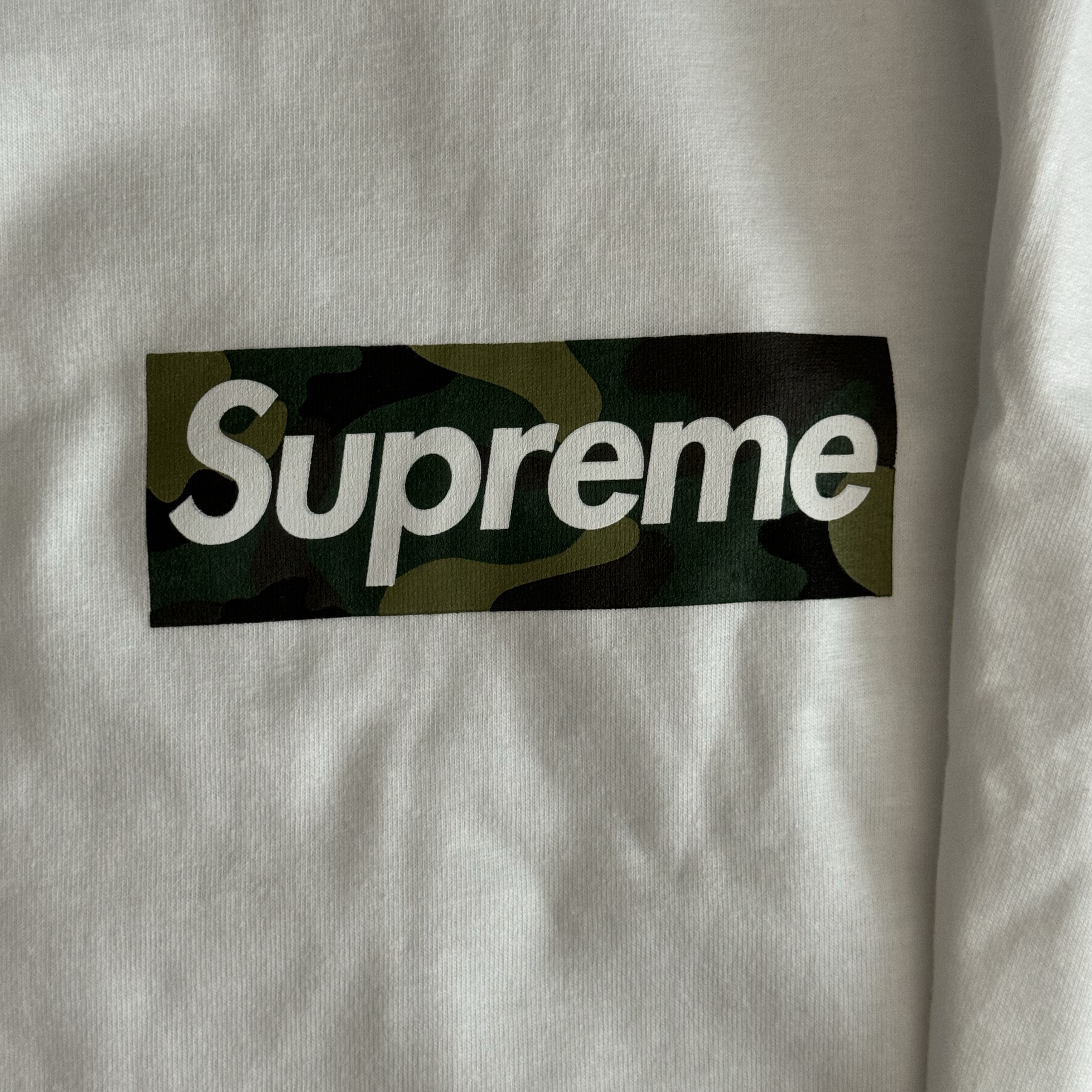 Supreme Box Logo T-Shirt White - 23FW 착용 스타일