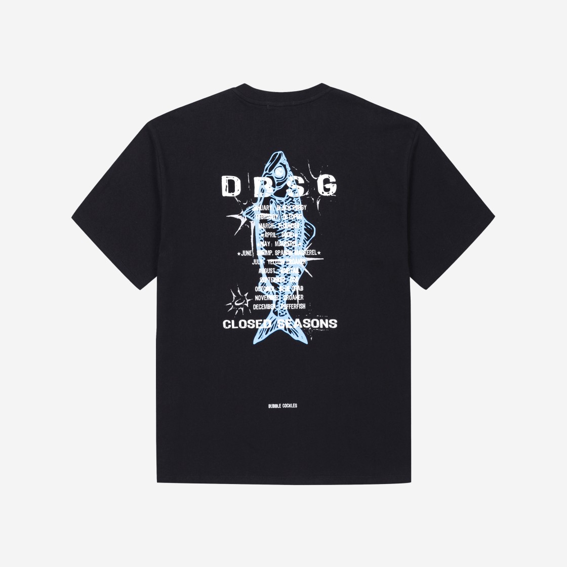 AMOUPRE DBSG X Bubble&Cockles T-Shirt Ver.1 Black 상세 이미지 2