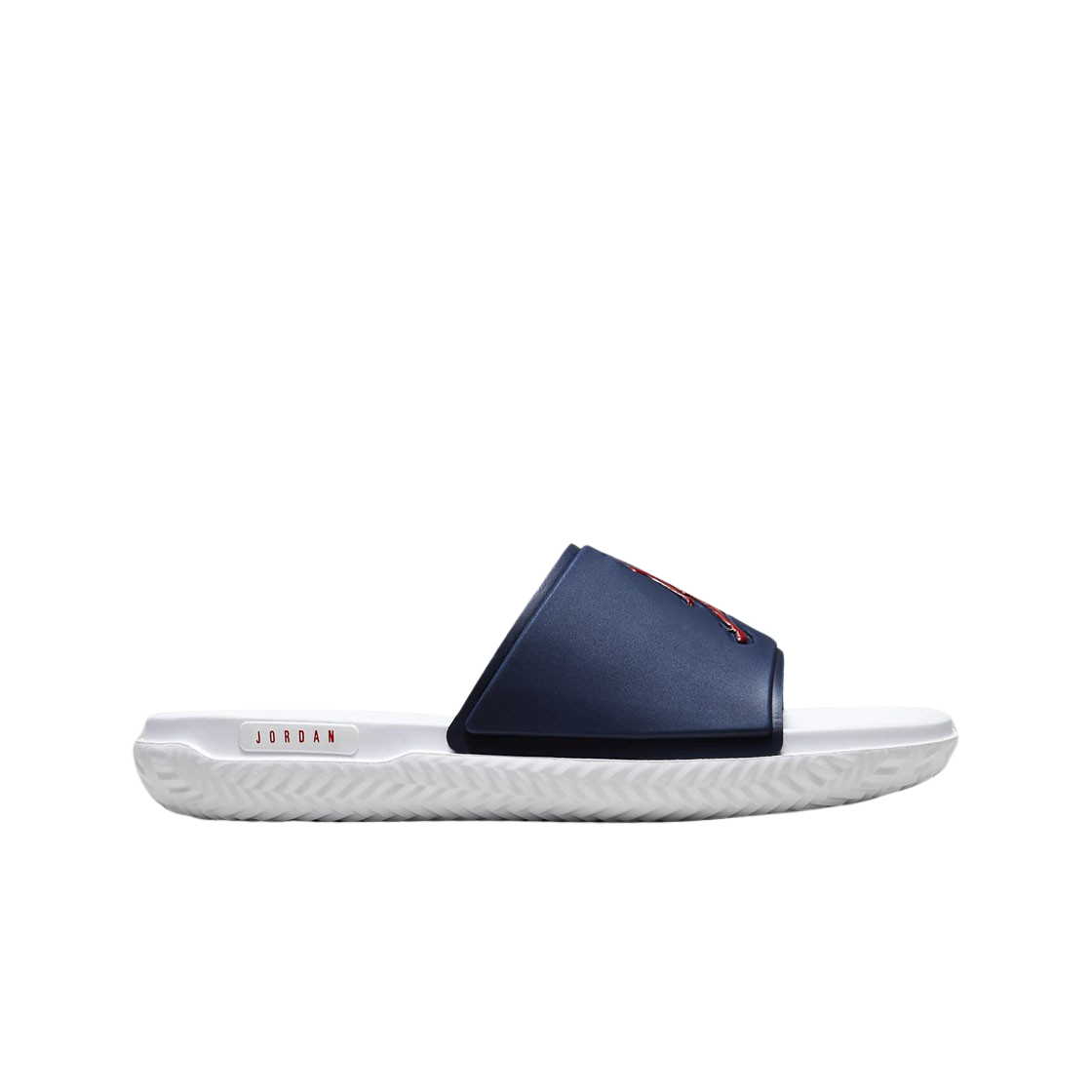 조던 점프맨 슬라이드 미드나이트 네이비 화이트(Jordan Jumpman Slide Midnight Navy White)