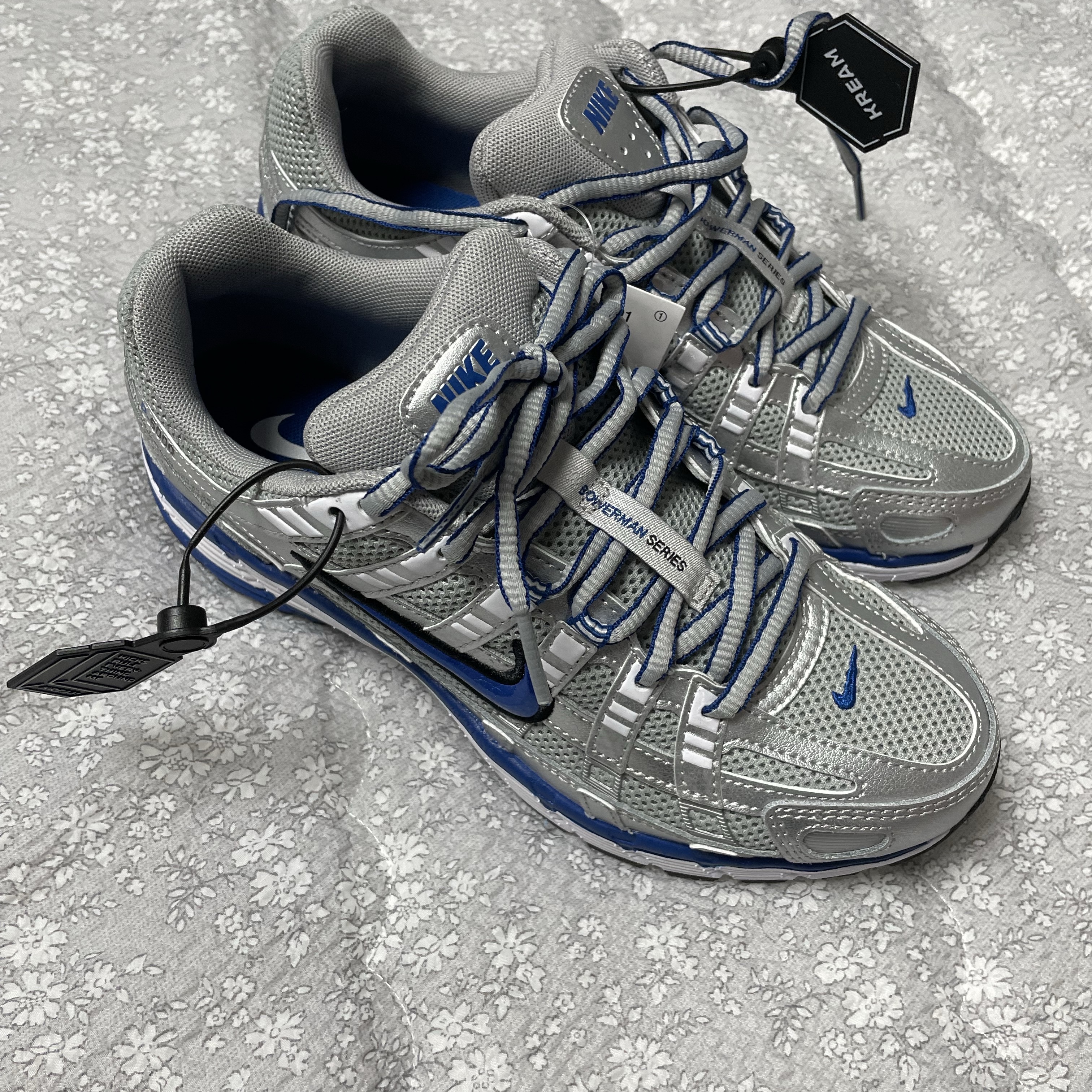(W) Nike P-6000 Laser Blue 착용 스타일
