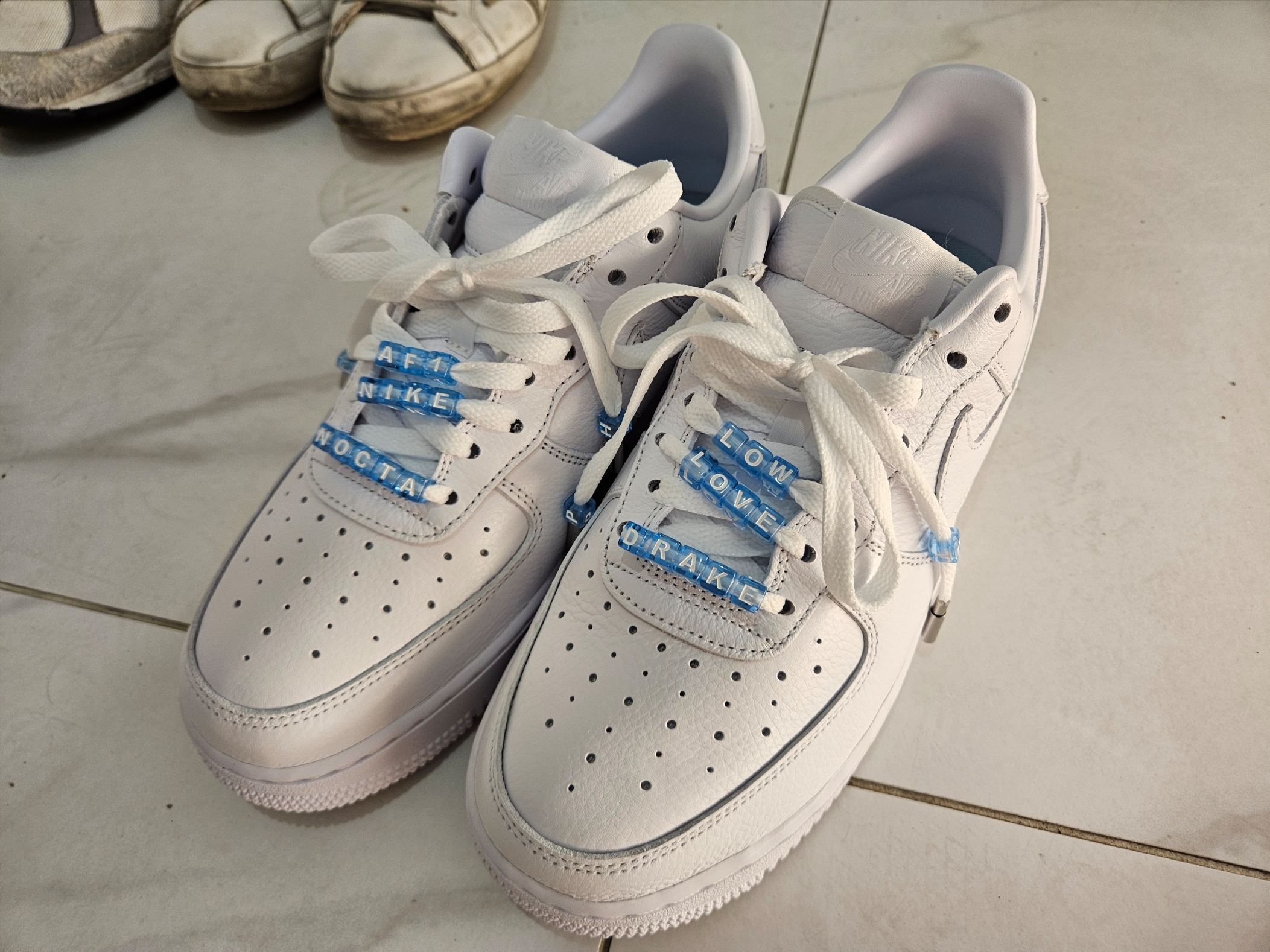 Nike x Drake Nocta Air Force 1 Low SP Certified Lover Boy White 착용 스타일