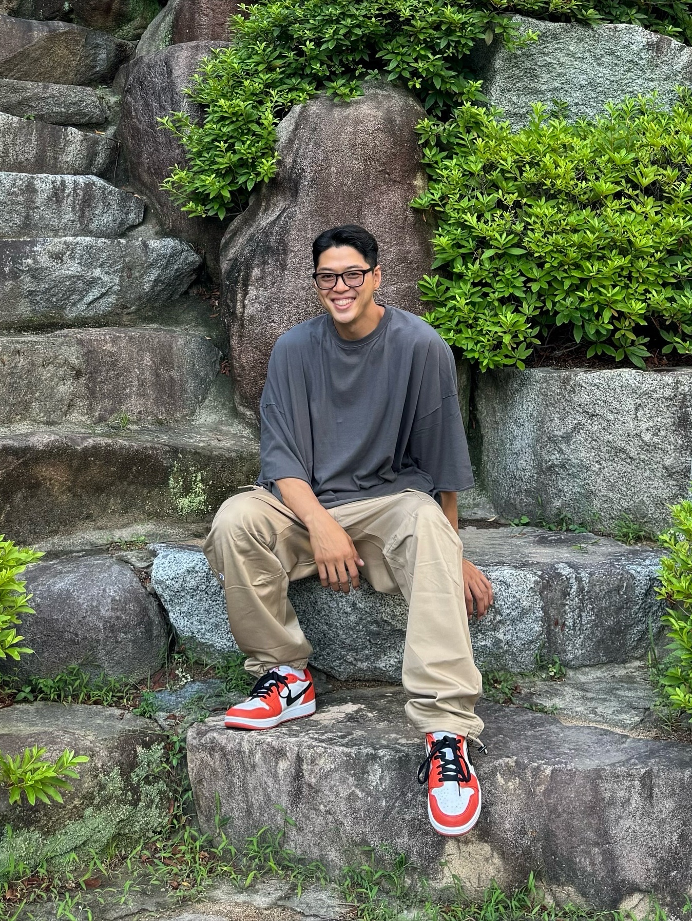 Jordan 1 Low OG Starfish 착용 스타일 - 1