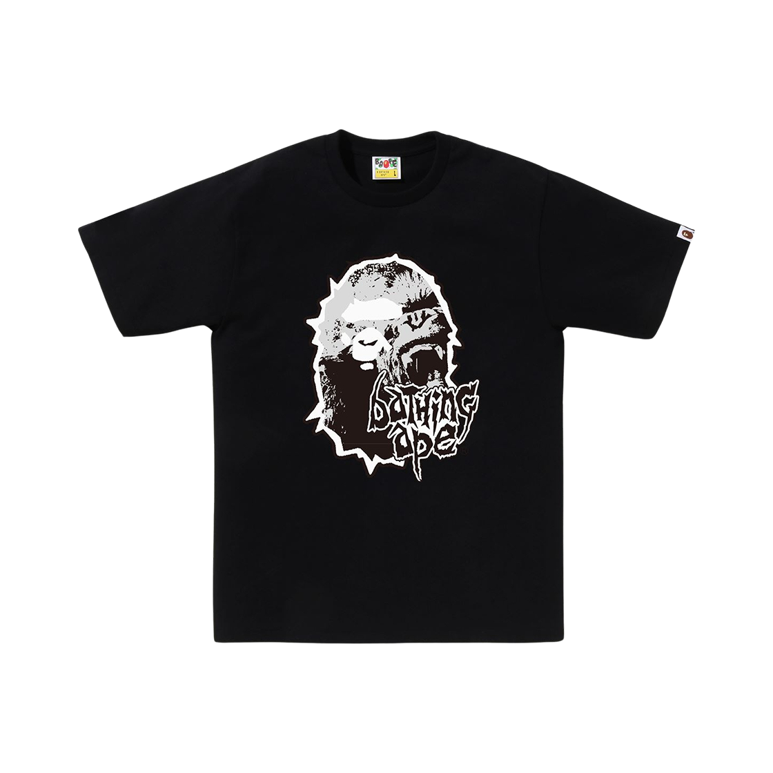 BAPE Mad Ape Head T-Shirt Black 상세 이미지 1