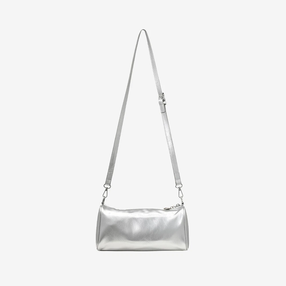 레터리 셔링 리본 백 실버 | LETERIE | KREAM Leterie Shirring Ribbon Bag Silver