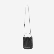 Balenciaga XS Everyday Drawstring Shoulder Bag Black