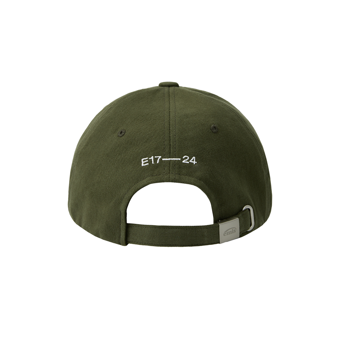 Emis Applique Ball Cap Khaki 상세 이미지 2