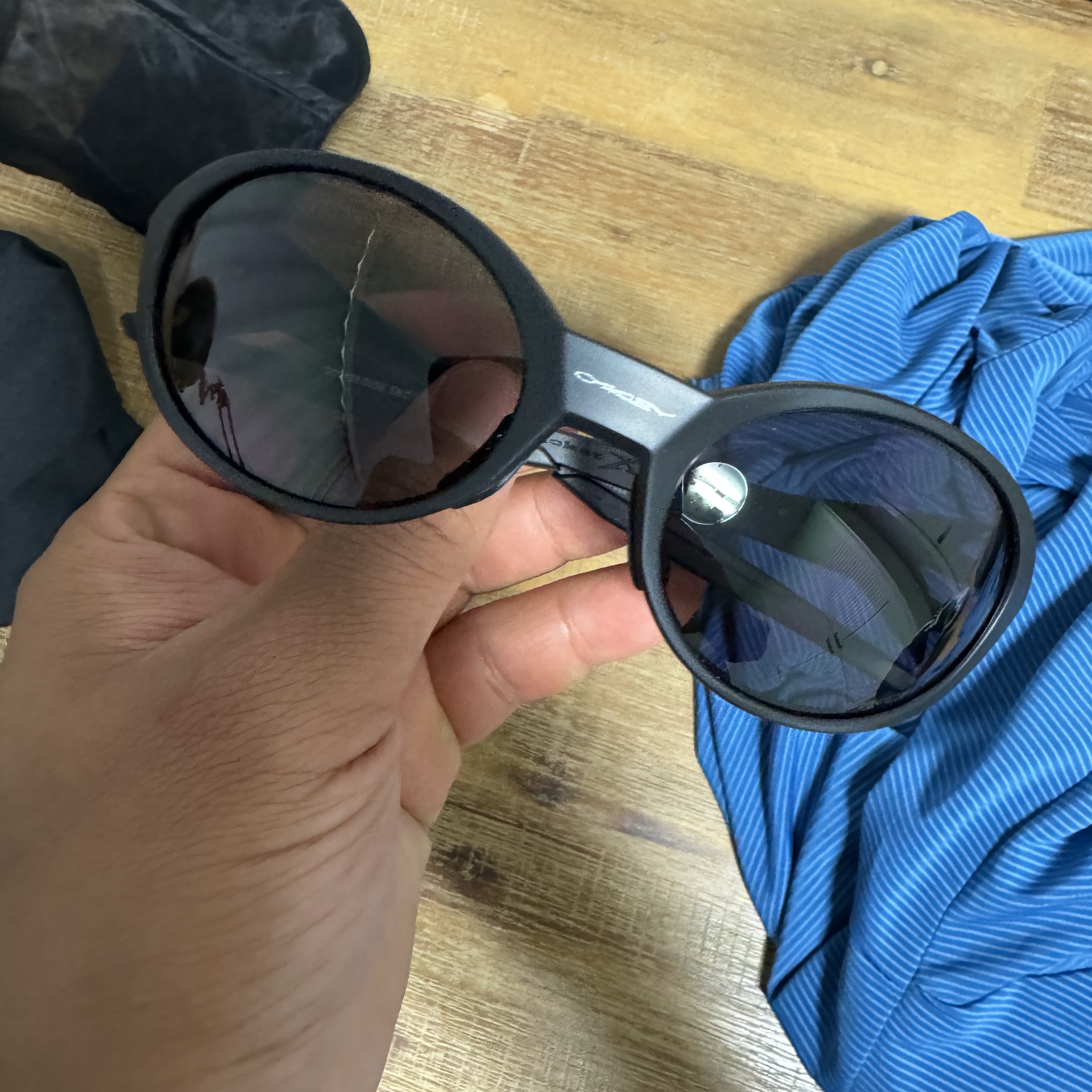 Oakley Eye Jacket Redux Matte Black Frame Prizm Grey Lenses High Bridge Fit 착용 스타일