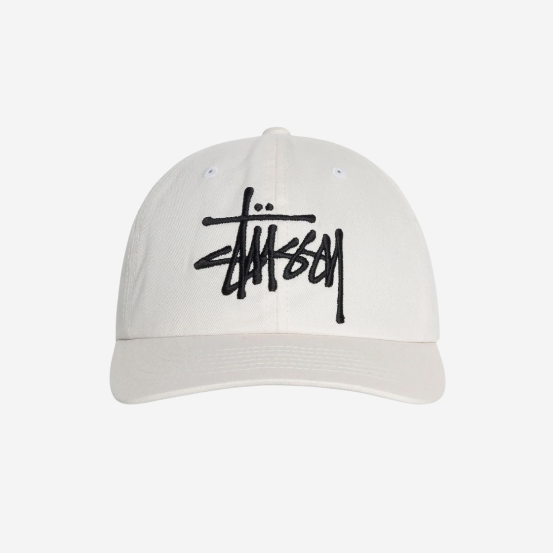 Stussy Low Profile Big Basic Snapback Snow 상세 이미지 1