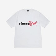 Stussy Sport Script T-Shirt White