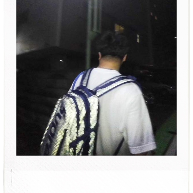 Supreme Backpack Navy - 24SS, New Balance 860v2 Optic White 착용 스타일 - 1