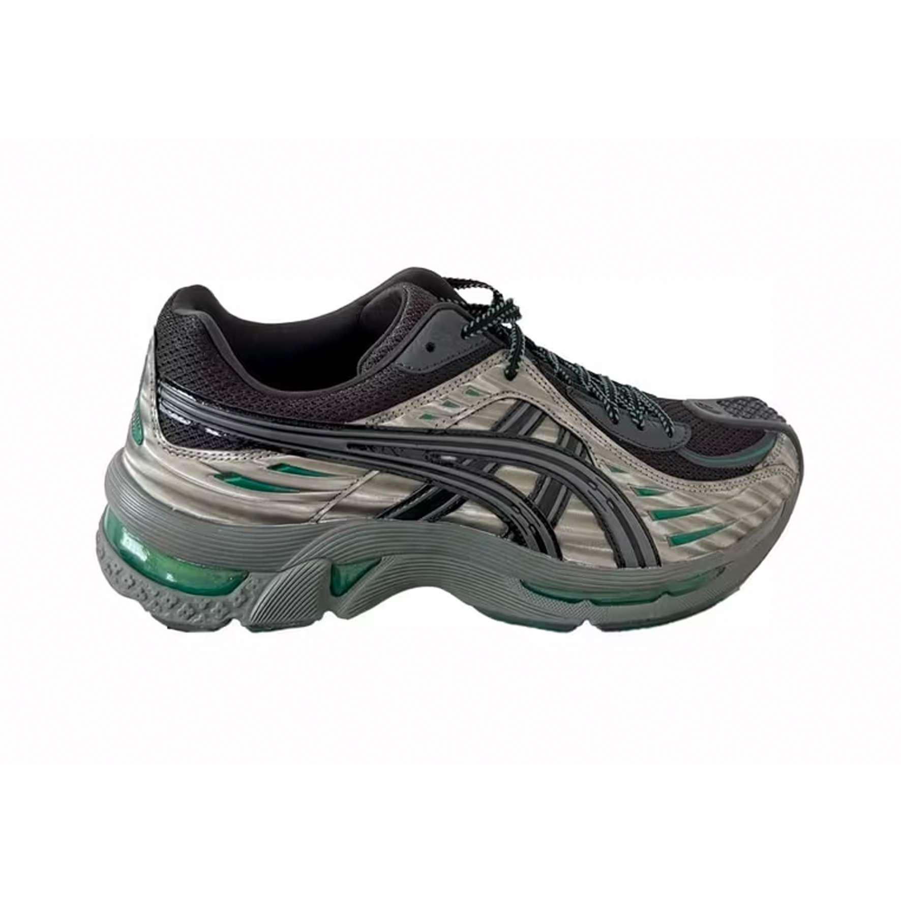 (W) Asics x Kiko Kostadinov Gel-Flammae Blue Ironclad, (W) Asics x Kiko Kostadinov Gel-Flammae Grey Black 착용 스타일 - 3