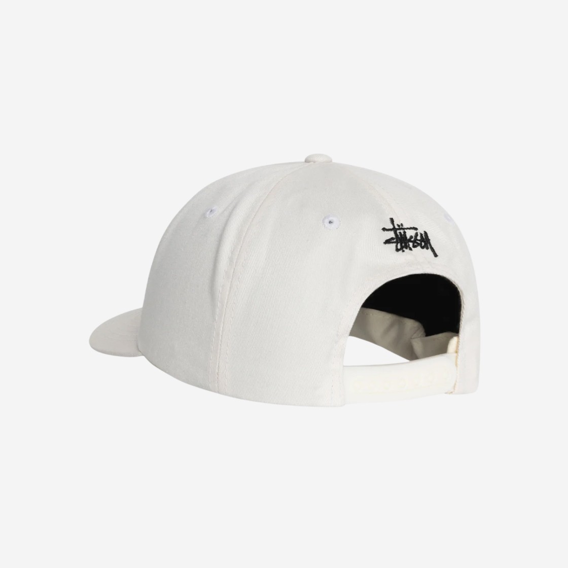 Stussy Low Profile Big Basic Snapback Snow 상세 이미지 3