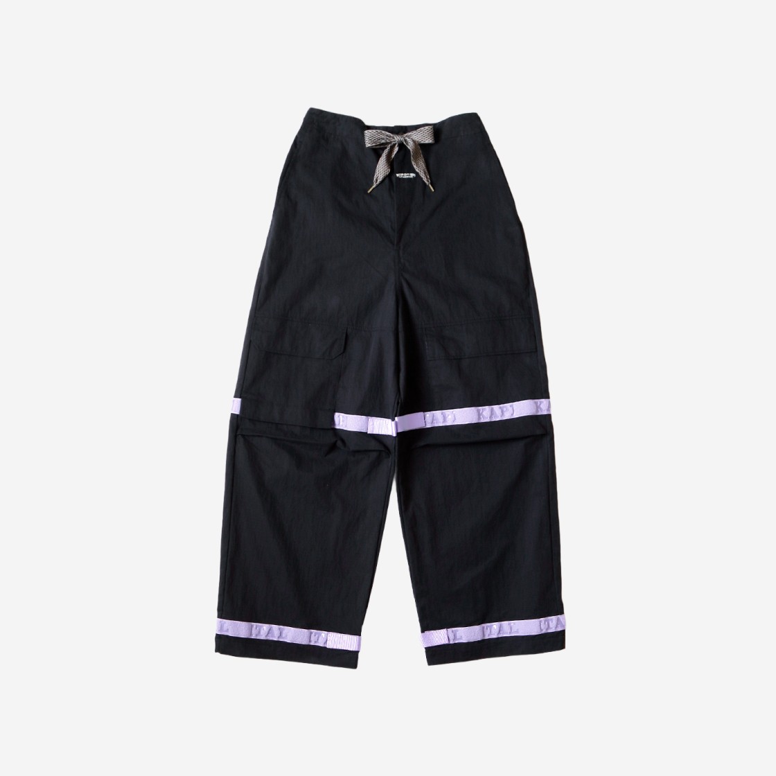 Kapital Ripstop Nouvelle Shuttle Pants Black Purple 상세 이미지 1