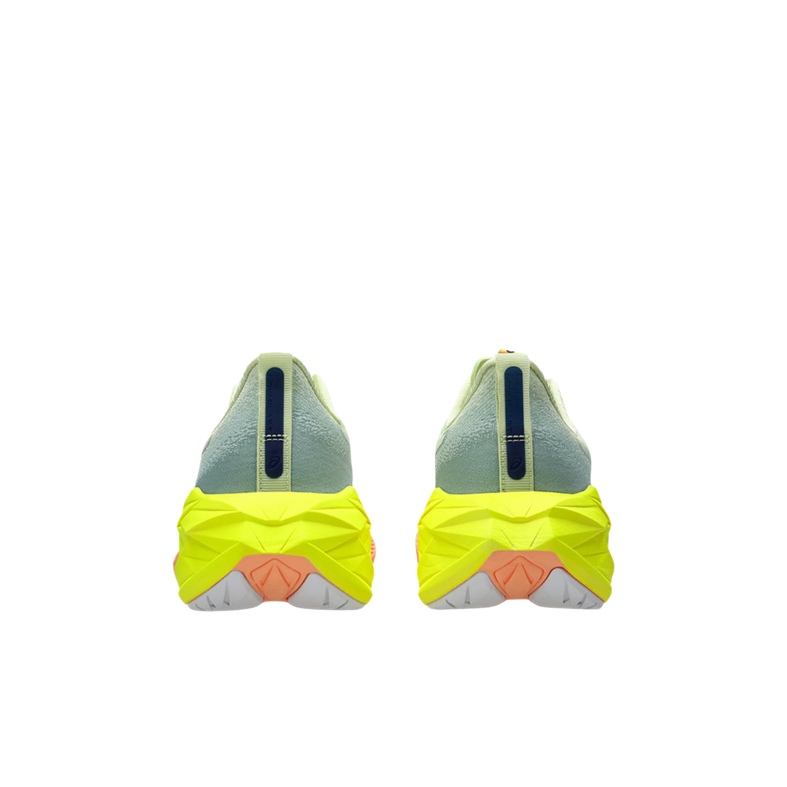 (W) 아식스 노바블라스트 4 쿨 마차 세이프티 옐로우((W) Asics Novablast 4 Cool Matcha Safety Yellow) - 3