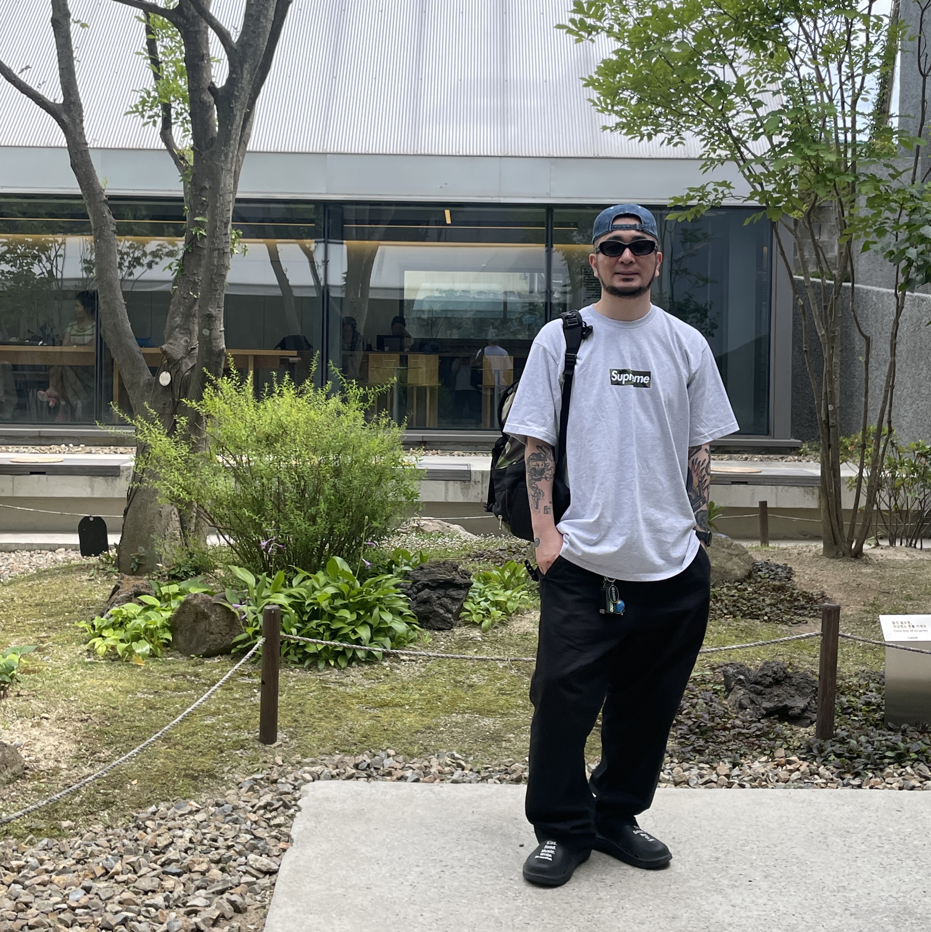 Supreme Box Logo T-Shirt Ash Grey - 23FW, Oofos x Takahiromiyashita The Soloist The Soloist's Way Of Life Clog Black White 착용 스타일
