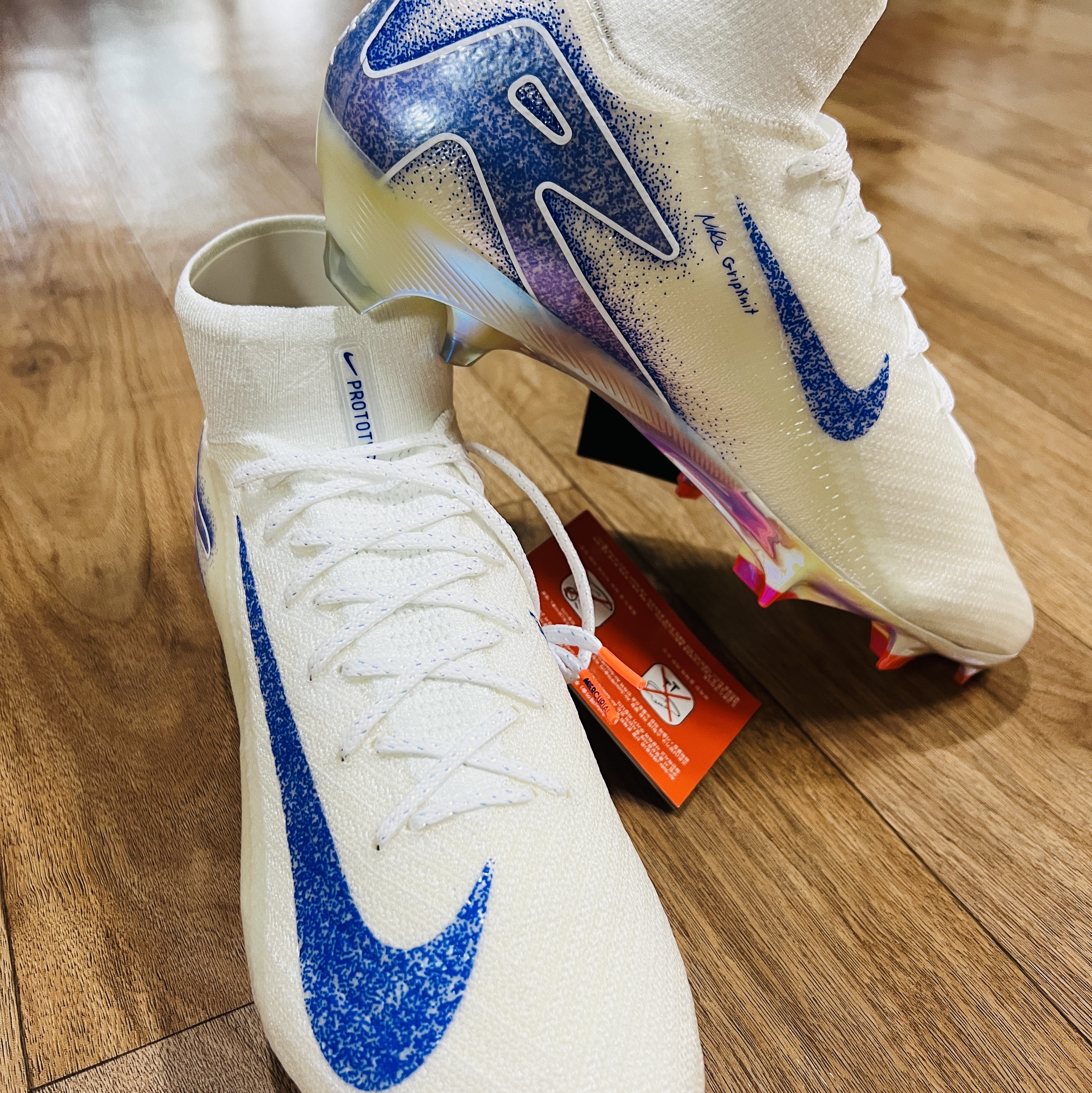 Nike Zoom Mercurial Superfly 10 Elite FG Blueprint 착용 스타일