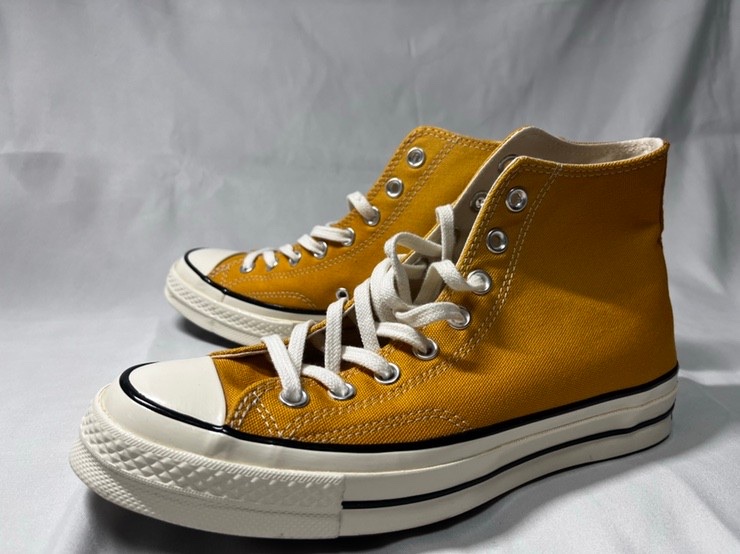 Converse Chuck 70 High Vintage Canvas Sunflower 착용 스타일