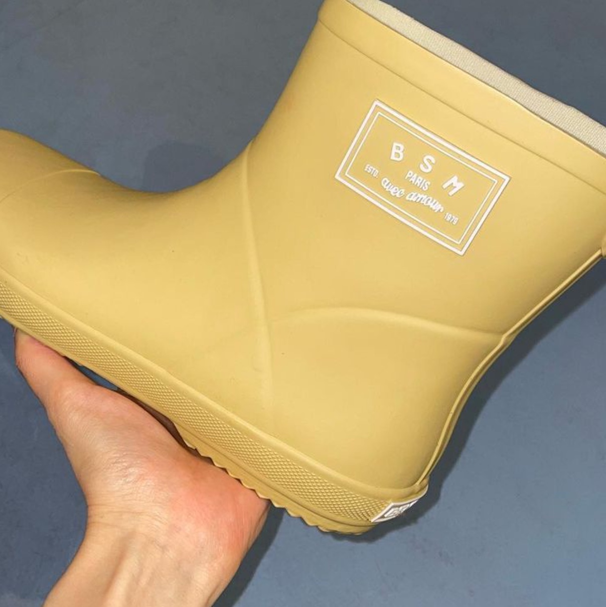 Bensimon BSM Rain Boots Low Midnight Navy, Bensimon BSM Rain Boots Low Honey Butter 착용 스타일