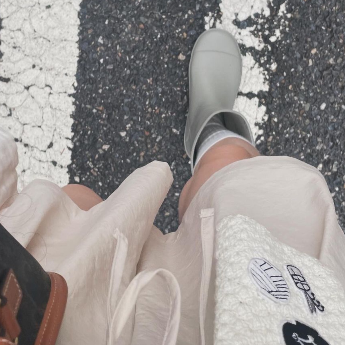 Bensimon BSM Rain Boots Low Midnight Navy, Bensimon BSM Rain Boots Low Honey Butter 착용 스타일