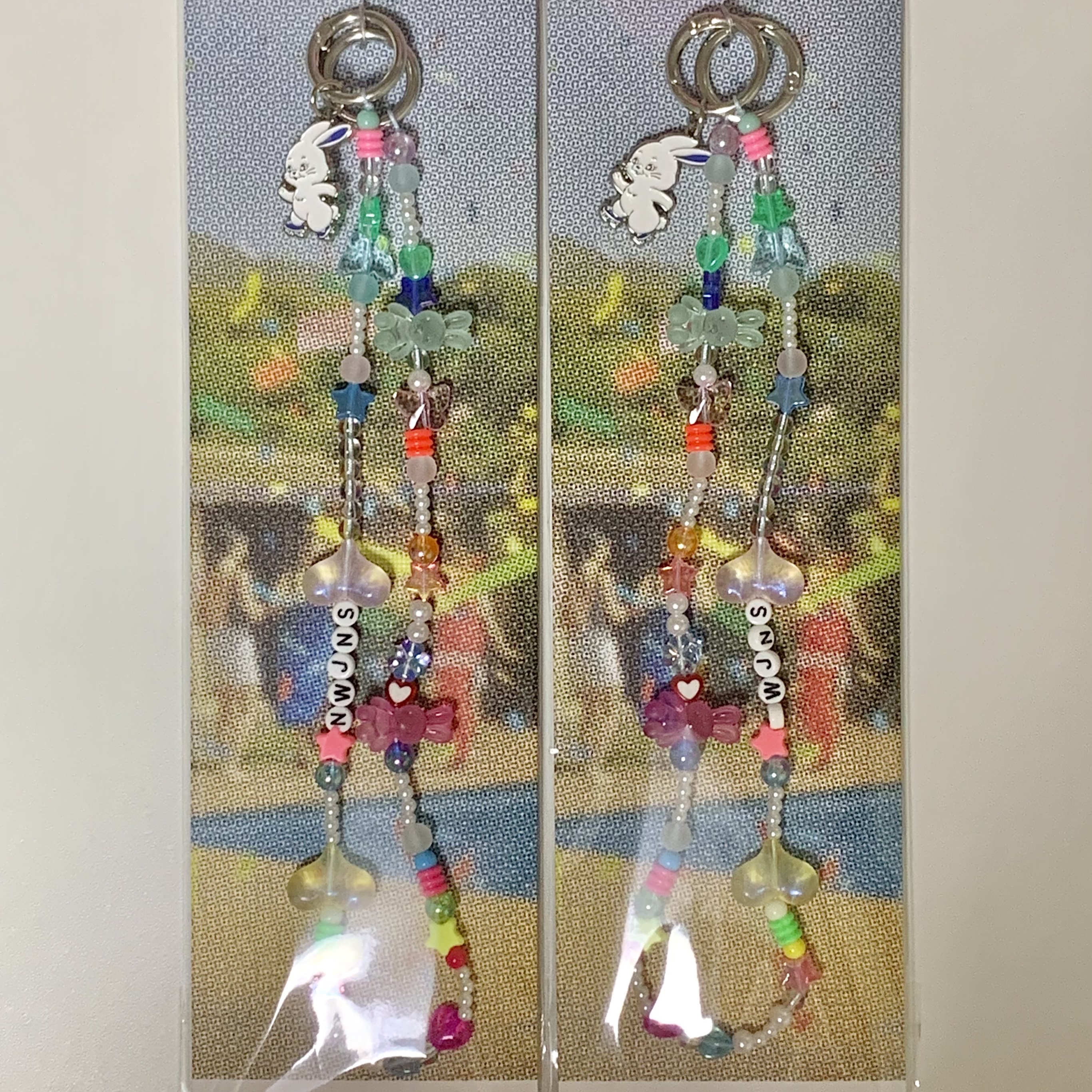 NewJeans Tokki Beads Strap Long 착용 스타일 - 1