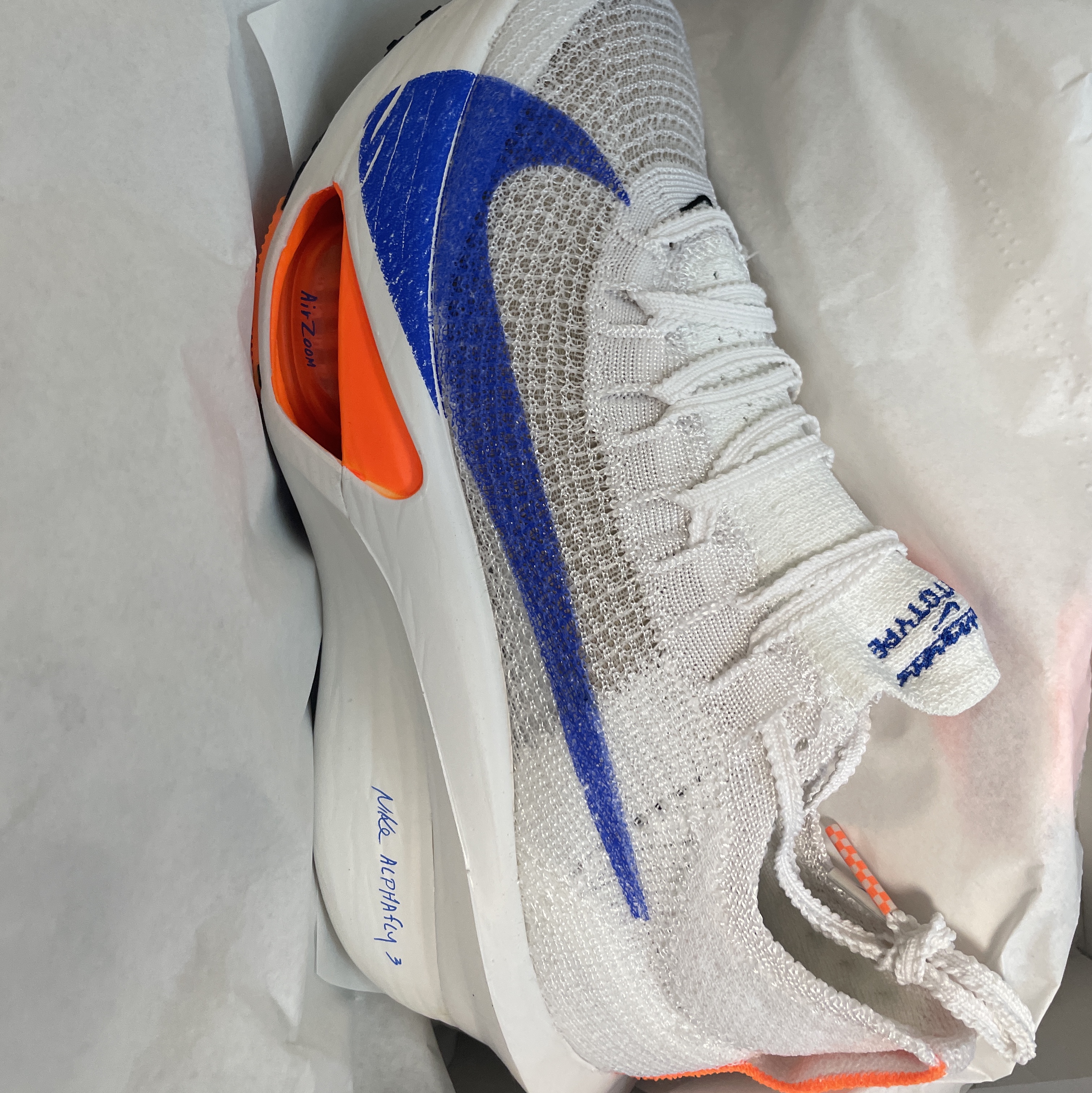 (W) Nike Air Zoom Alphafly Next% 3 Blueprint 착용 스타일
