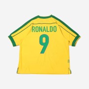 Nike Brazil 1998 Reissue Soccer Replica Jersey Varsity Maize Ronaldo (Marking Ver.)