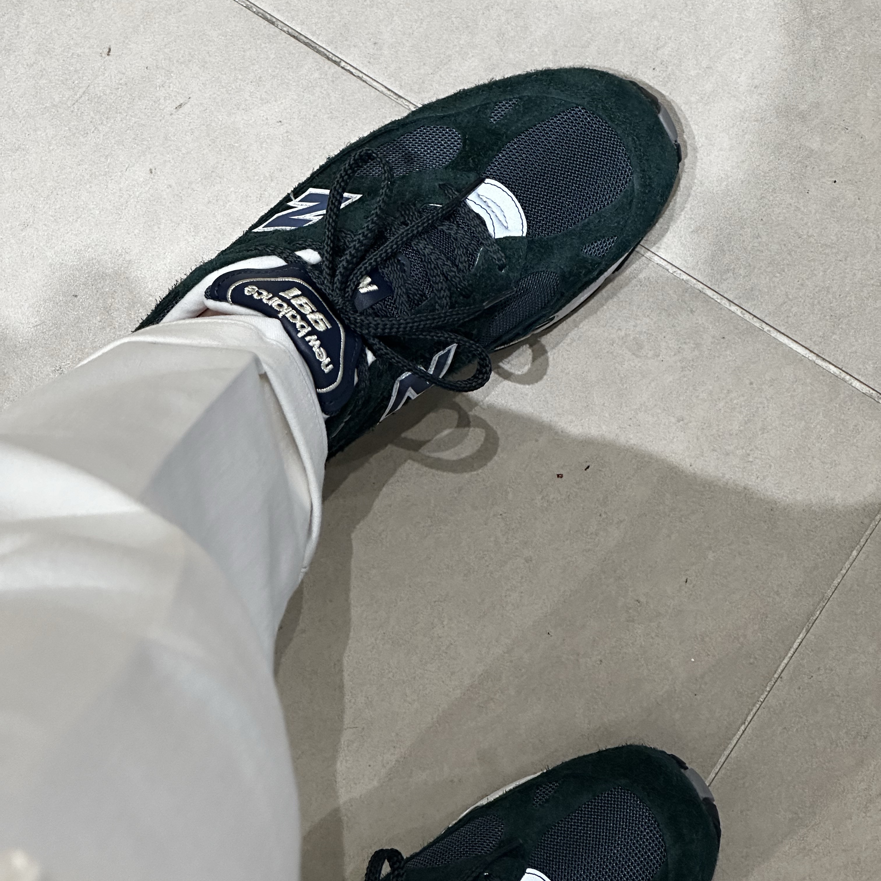 New Balance 991 Made in UK Ponderosa Pine 착용 스타일