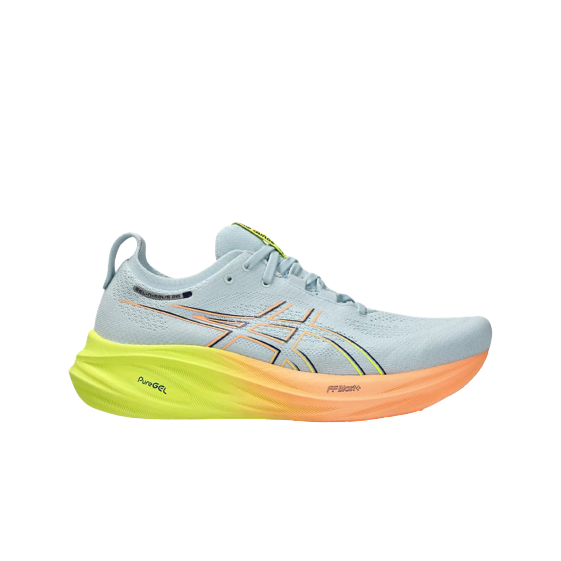 아식스 젤 님버스 26 파리 쿨 그레이 세이프티 옐로우(Asics Gel-Nimbus 26 Paris Cool Grey Safety Yellow)