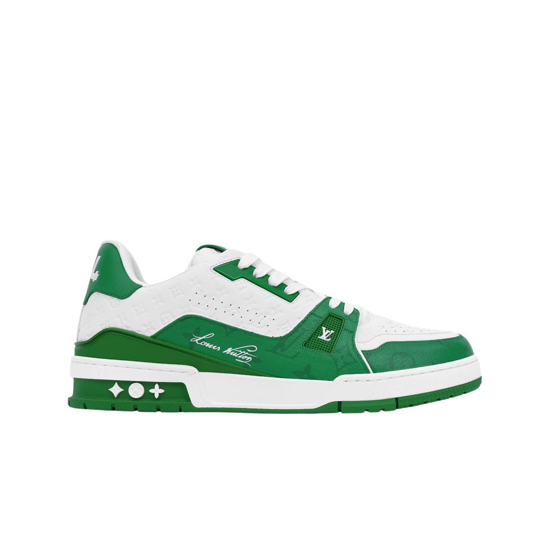 - Louis Vuitton LV Trainer Sneakers Green
