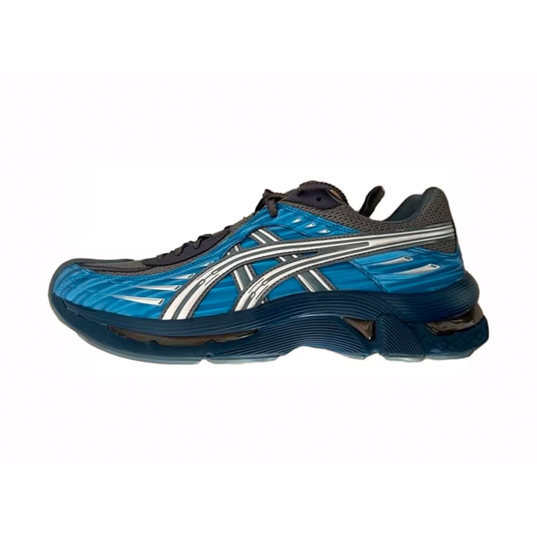 (W) Asics x Kiko Kostadinov Gel-Flammae Blue Ironclad, (W) Asics x Kiko Kostadinov Gel-Flammae Grey Black 착용 스타일 - 2