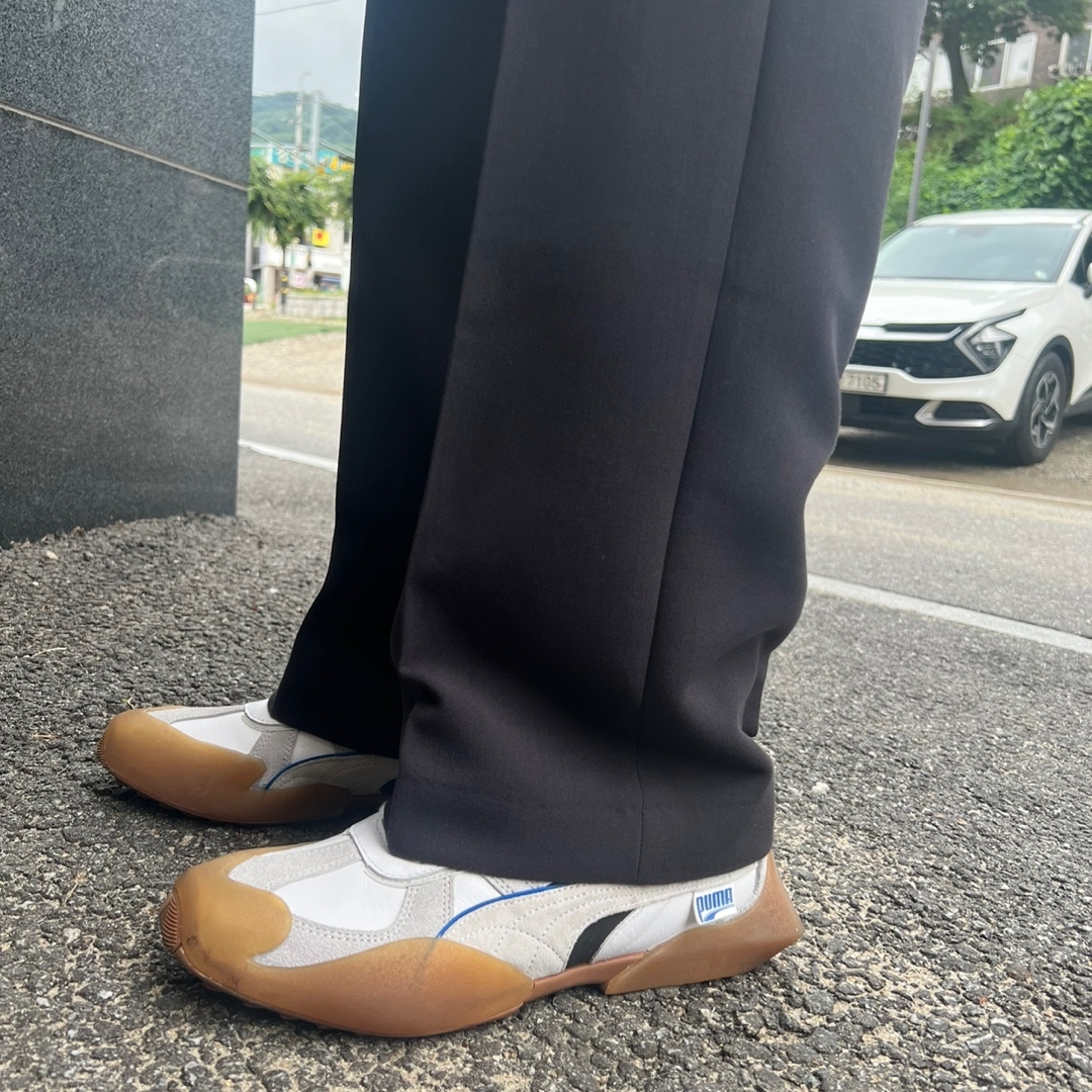 Puma Vaderon White Gum 착용 스타일 - 3