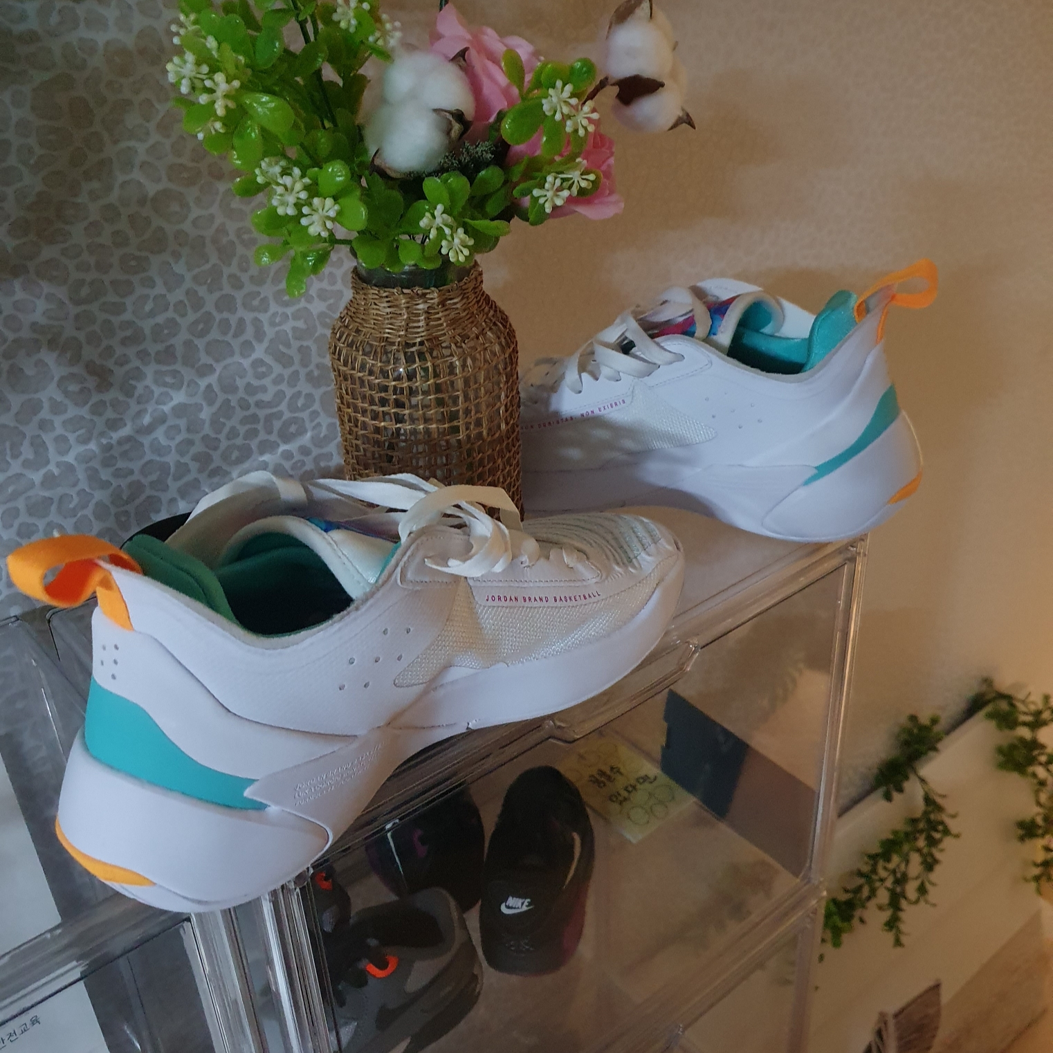Jordan Luka 1 PF White Dynamic Turquoise 착용 스타일