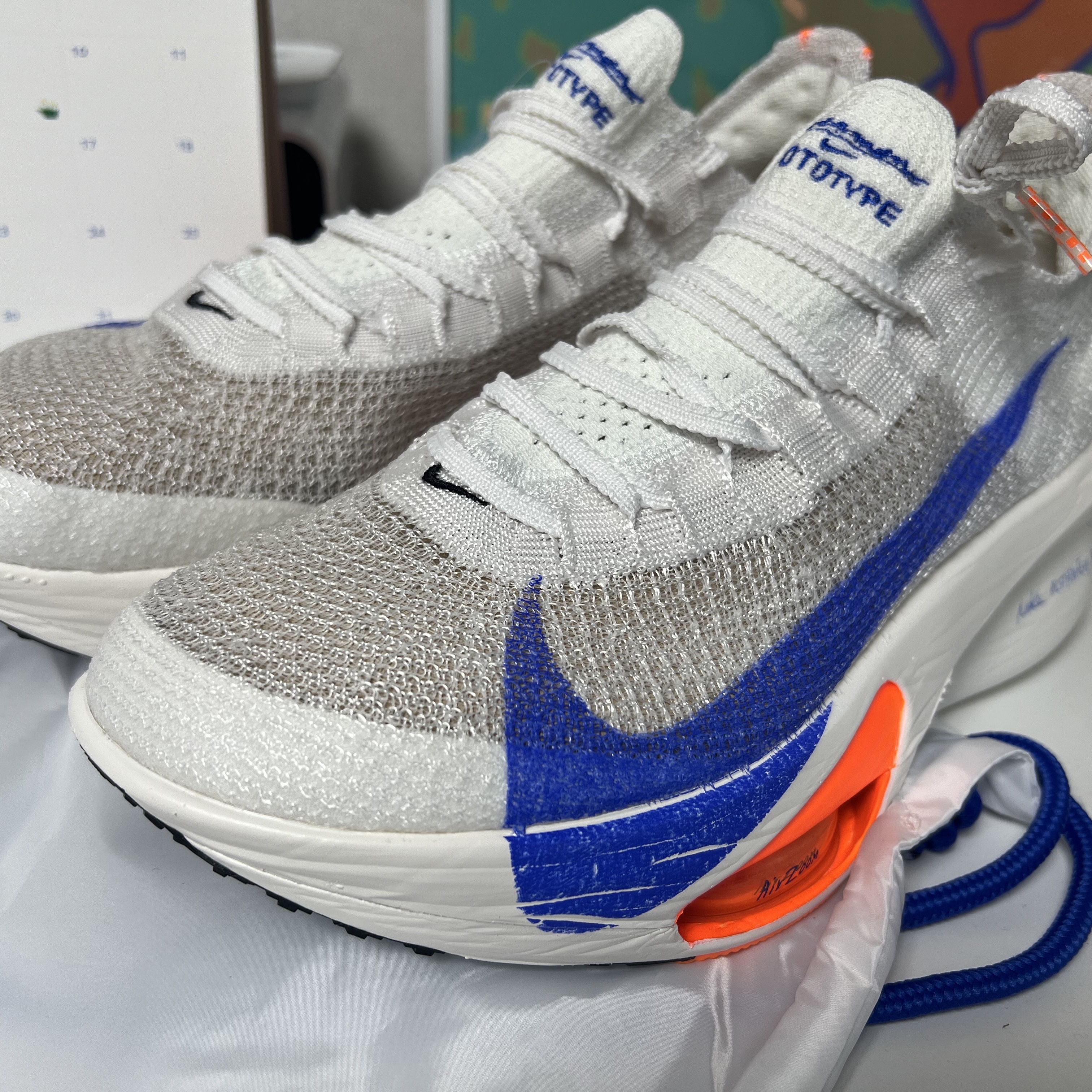 Nike Air Zoom Alphafly Next% 3 Blueprint 착용 스타일 - 1