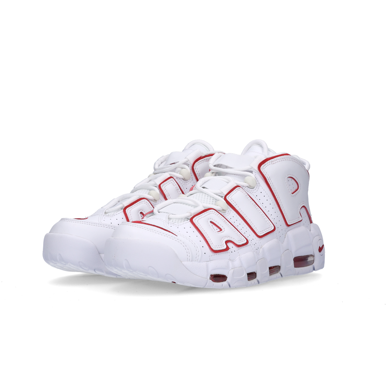 Nike Air More Uptempo White Varsity Red 2021