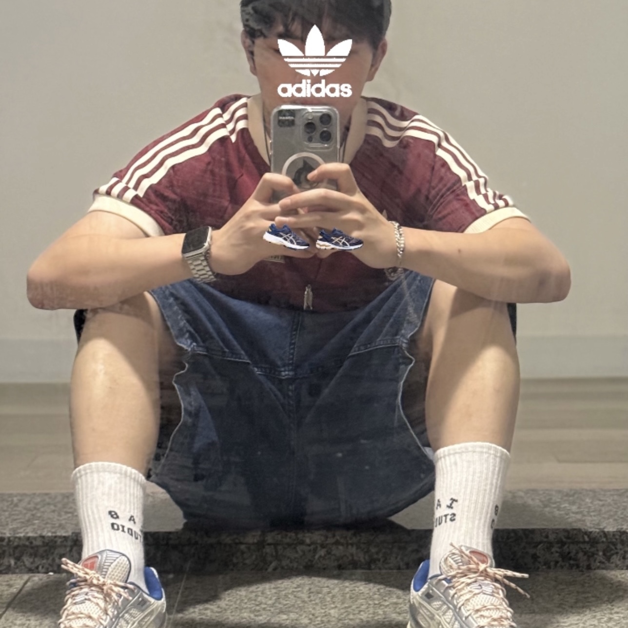 Adidas Mexico Adicolor 3S T-Shirt Noble Maroon - KR Sizing, Asics x Ronnie Fieg Gel-Kayano 12.1 Cream 착용 스타일