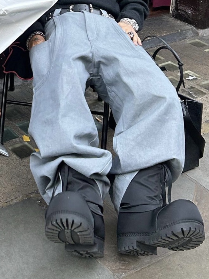 [KREAM 단독] Hyacyn Denim Us Sevar Rof Silver 착용 스타일 - 4