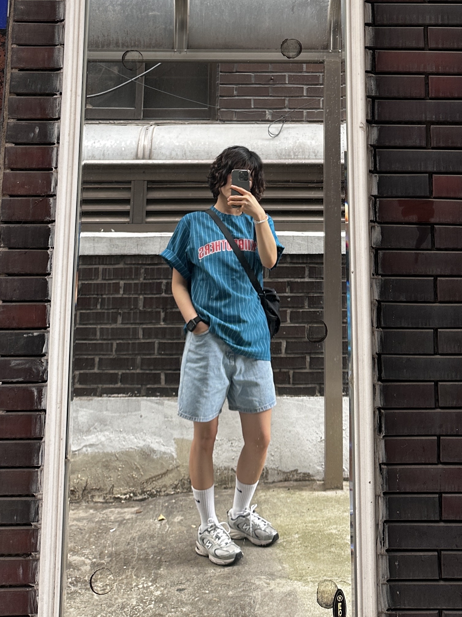 New Balance 530 Steel Grey 착용 스타일