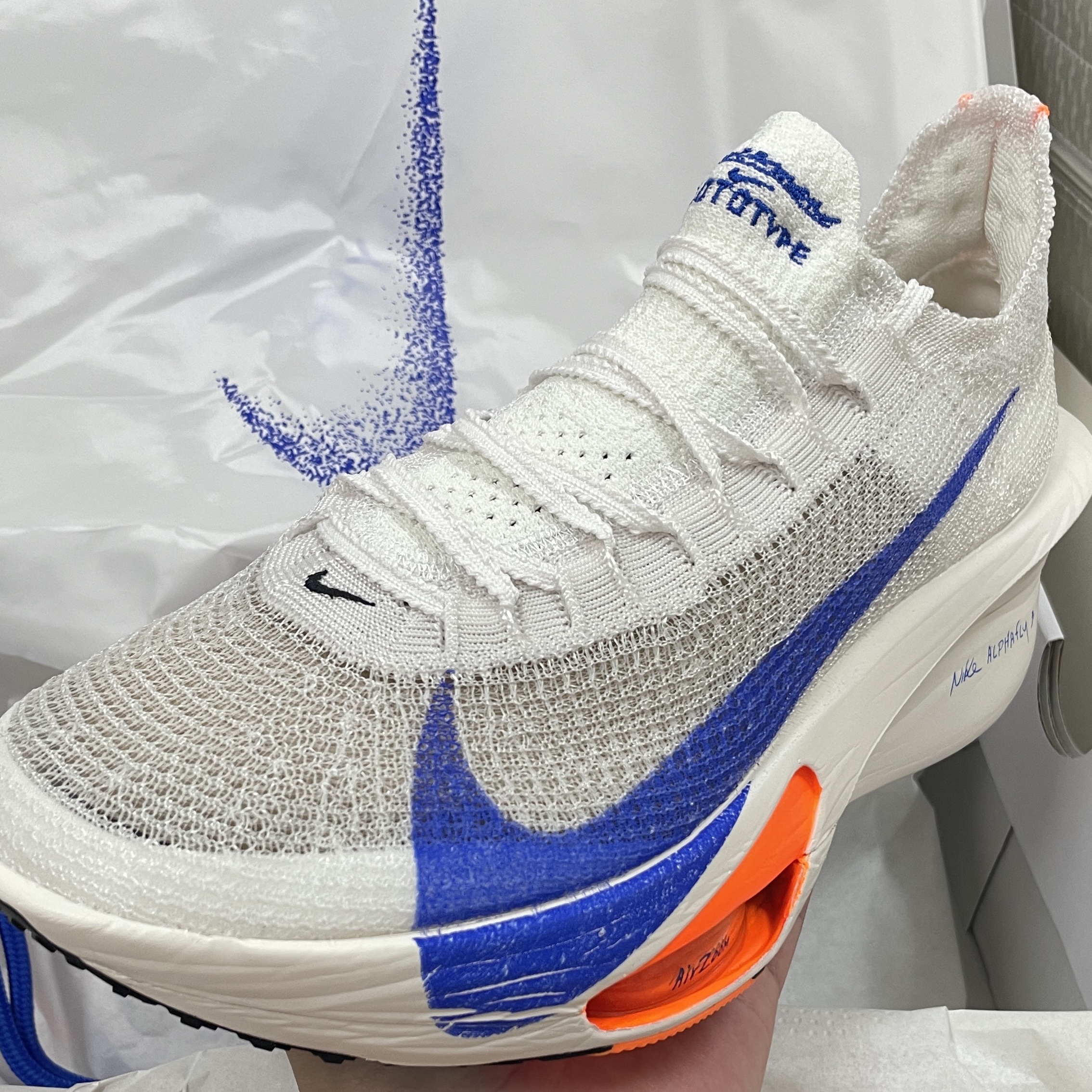 Nike Air Zoom Alphafly Next% 3 Blueprint 착용 스타일 - 2