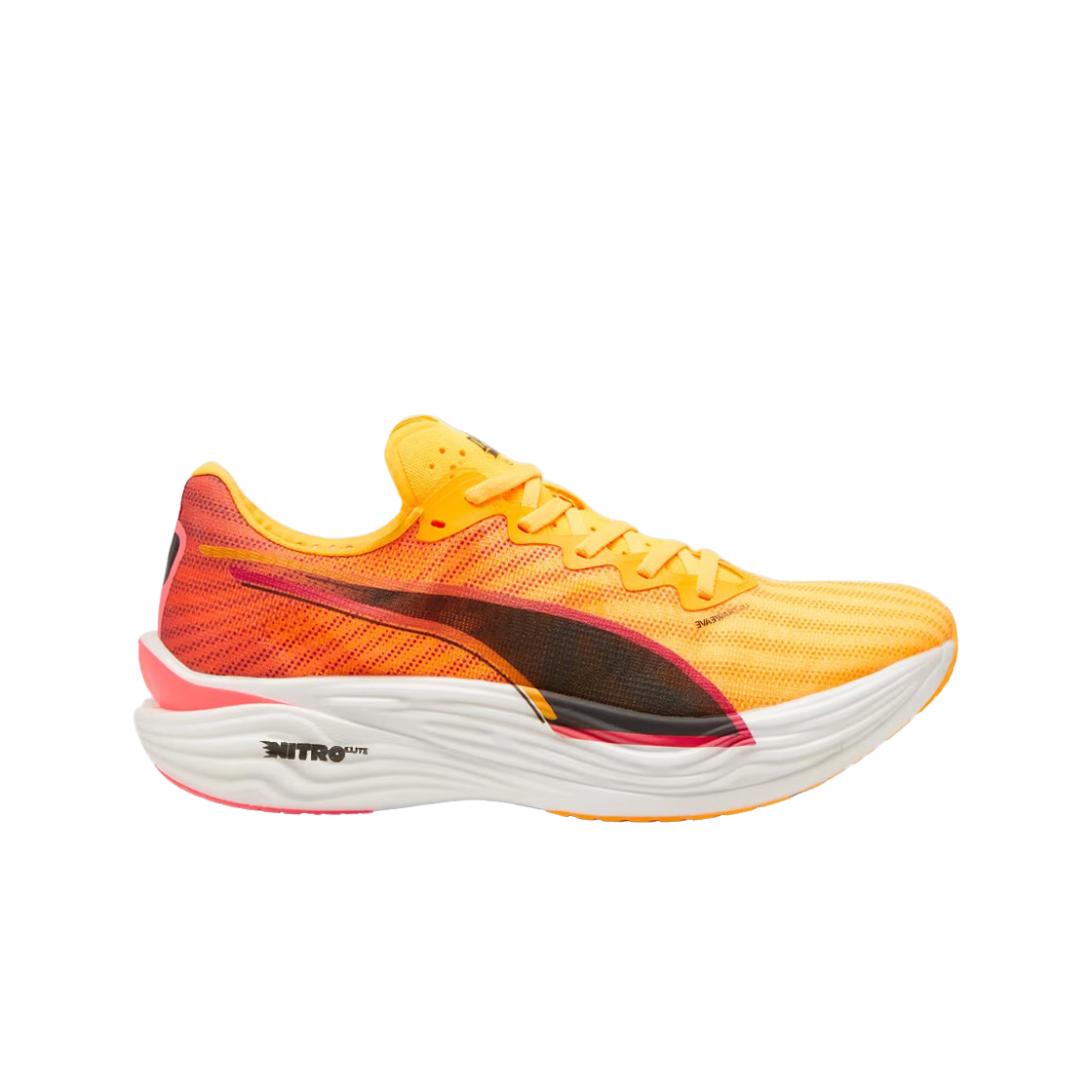 푸마 디비에이트 나이트로 엘리트 3 파이어 선 스트림 선셋 글로우(Puma Deviate Nitro Elite 3 Fire Sun Stream Sunset Glow)