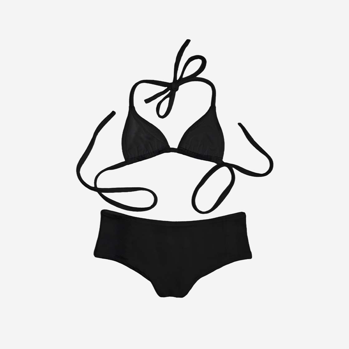 본네 우먼 그래픽 비키니 블랙 | Bonnae | KREAM