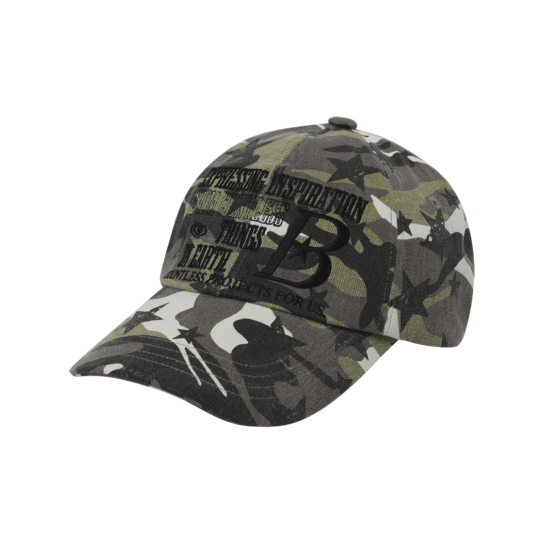 ■BAUF■ B LOGO BALL CAP CAMO BLACK BFH-23A-U-CBL-010 Camo Logo Hat – BYB Surfboards