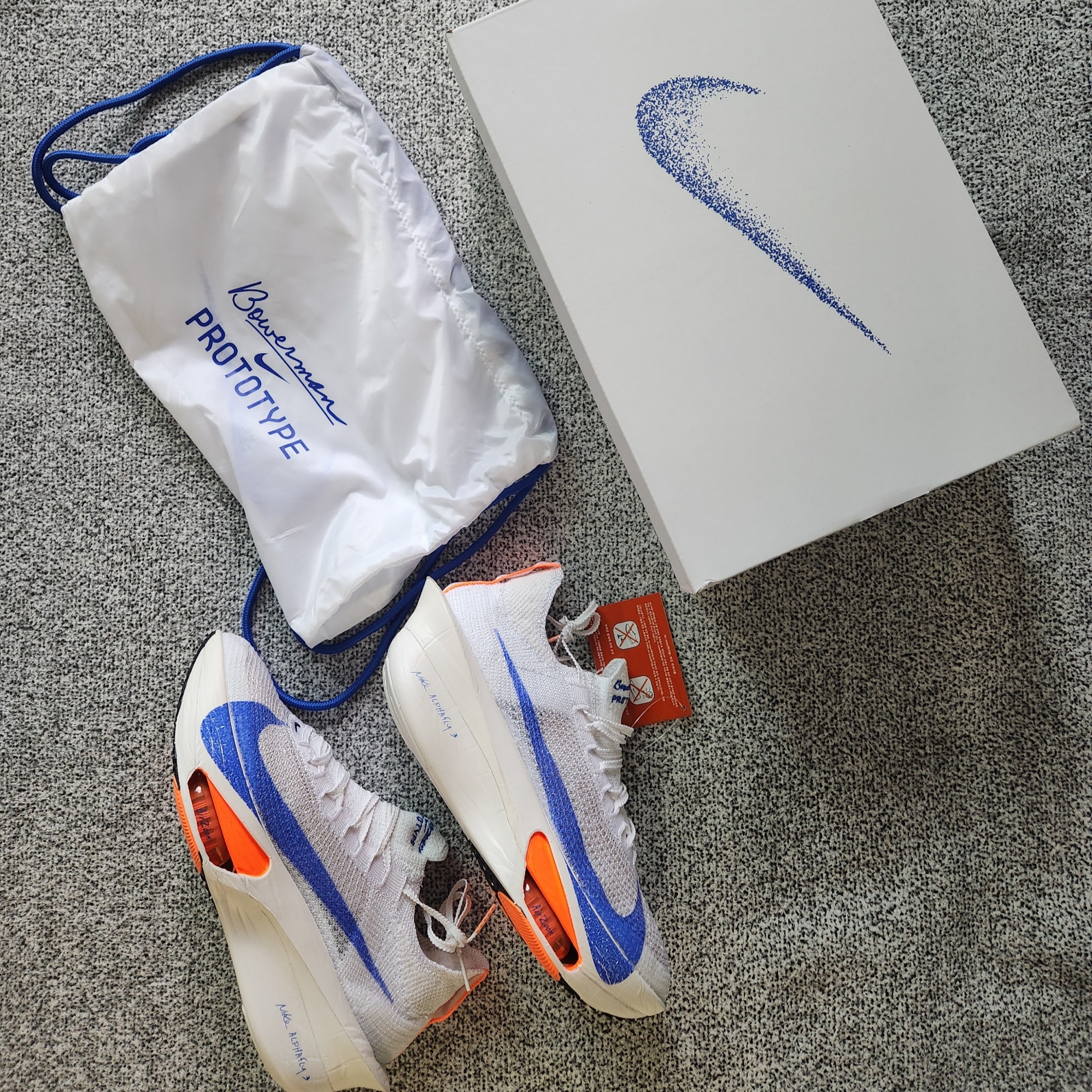 Nike Air Zoom Alphafly Next% 3 Blueprint 착용 스타일