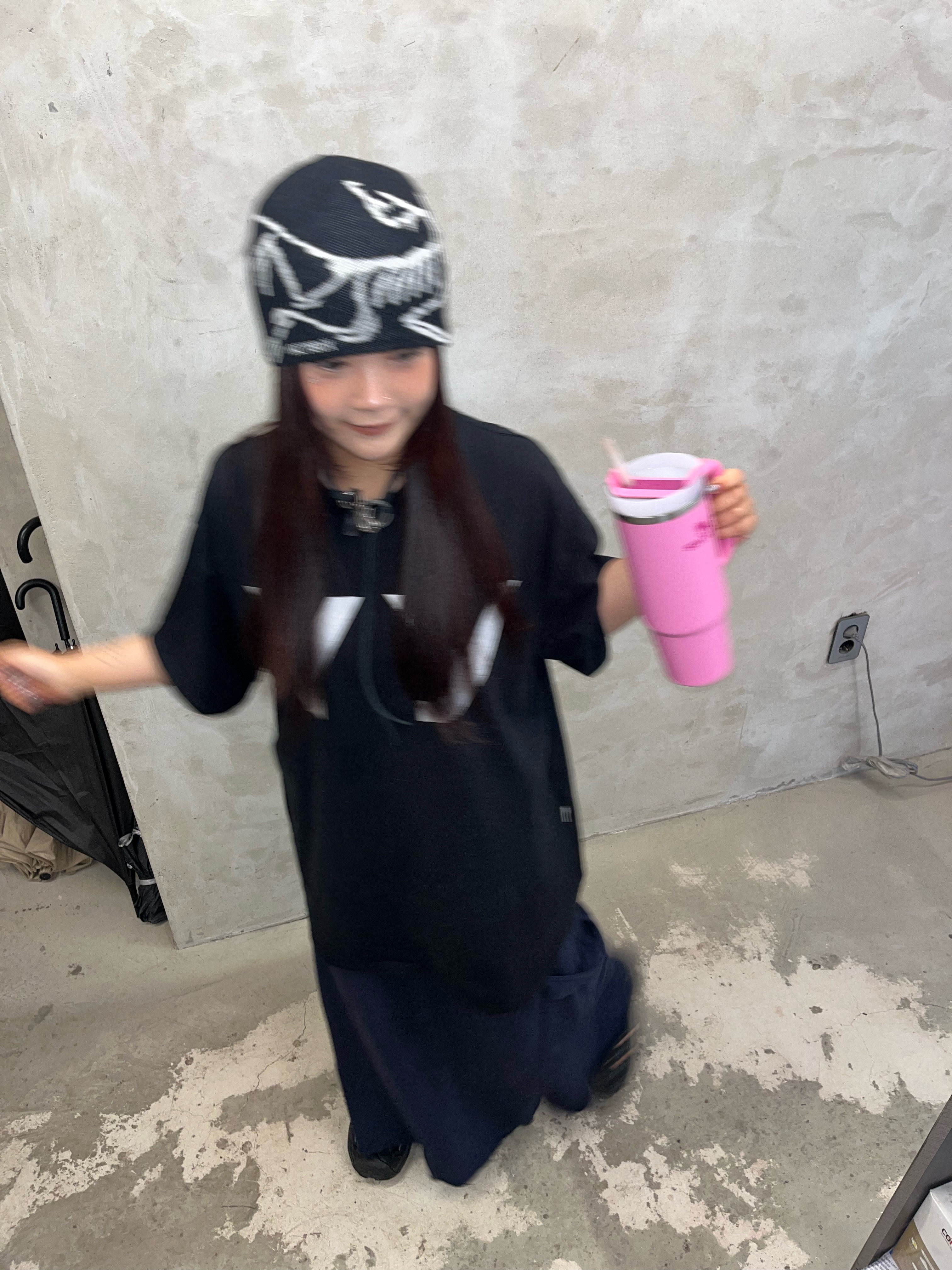 Our Legacy Ladon Leather Keychain Black, Arc'teryx Bird Head Toque Orca 착용 스타일 - 4