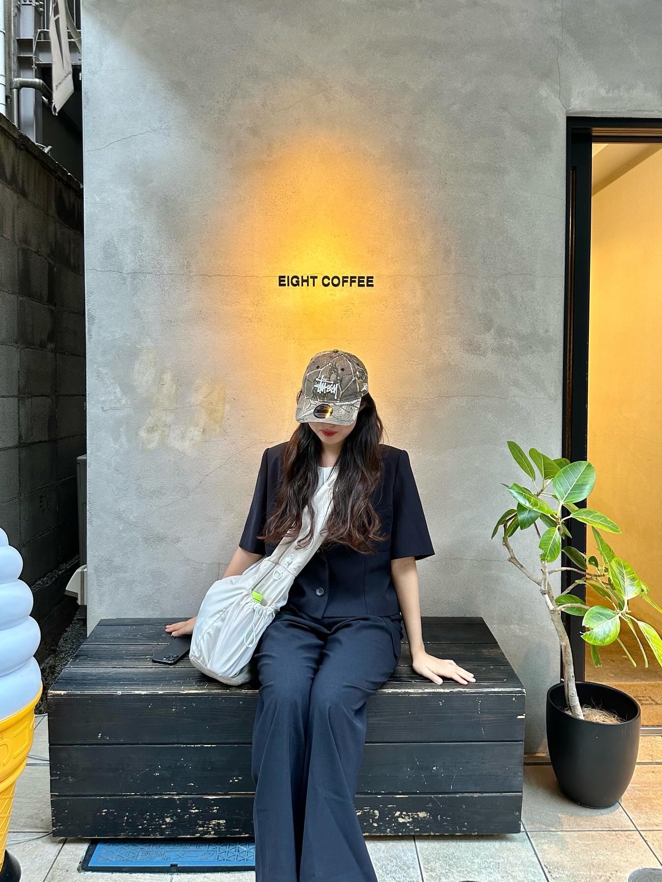 Stussy Basic New Era 9Twenty Basic Strapback Real Tree Edge 착용 스타일 - 1