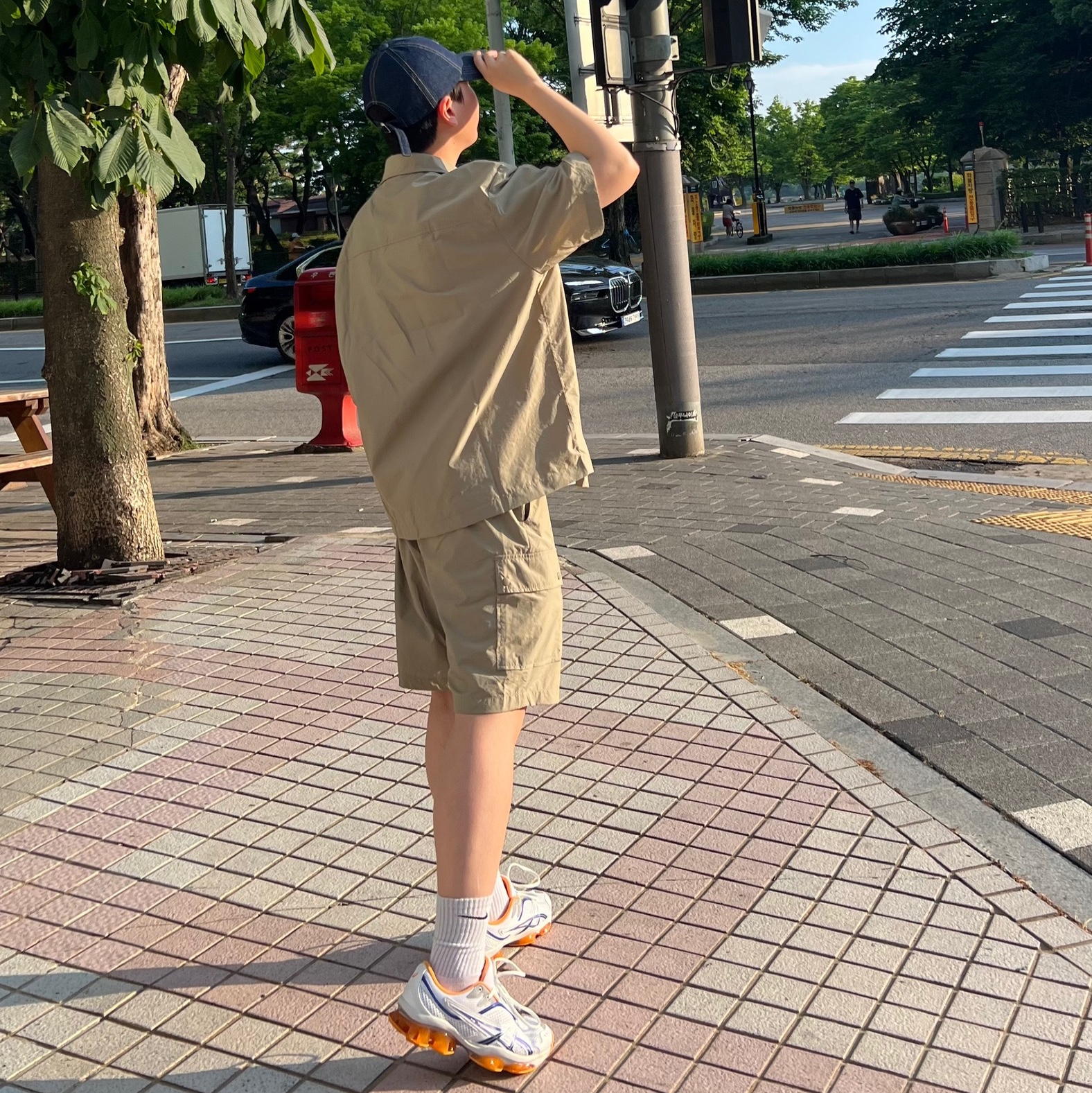 Asics x Kiko Kostadinov Gel-Quantum Zientzia White Blue 착용 스타일 - 1