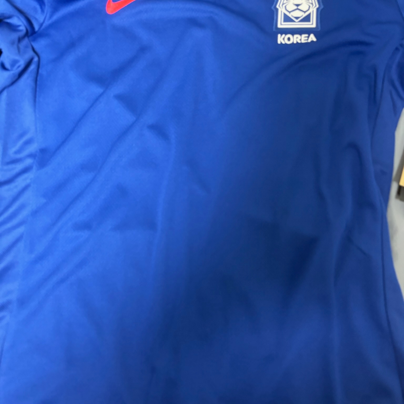 Nike Korea Dri-Fit Strike Knit Football Top Global Blue 착용 스타일 - 1