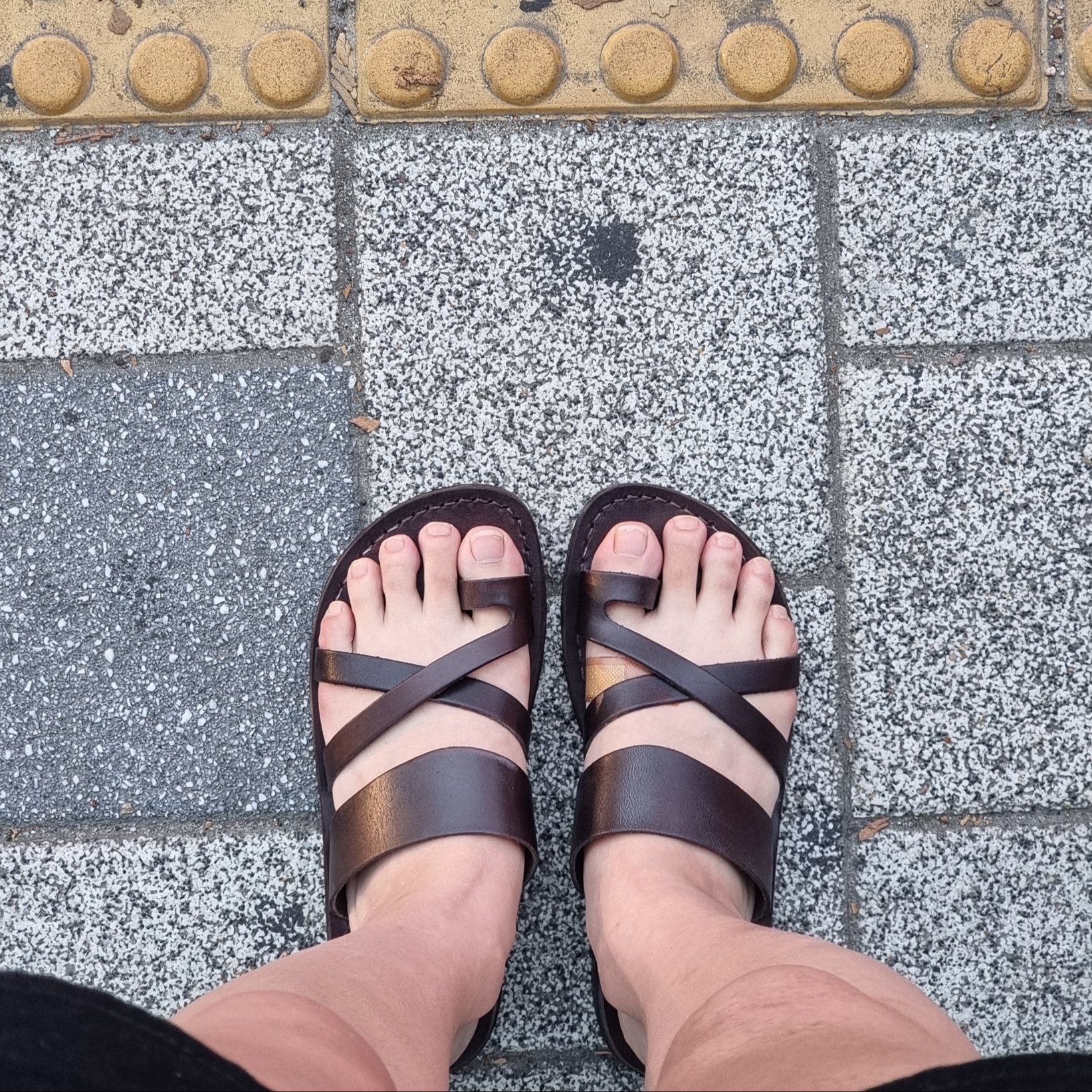 Jerusalem Sandals No.8 The Good Shepherd Brown 착용 스타일