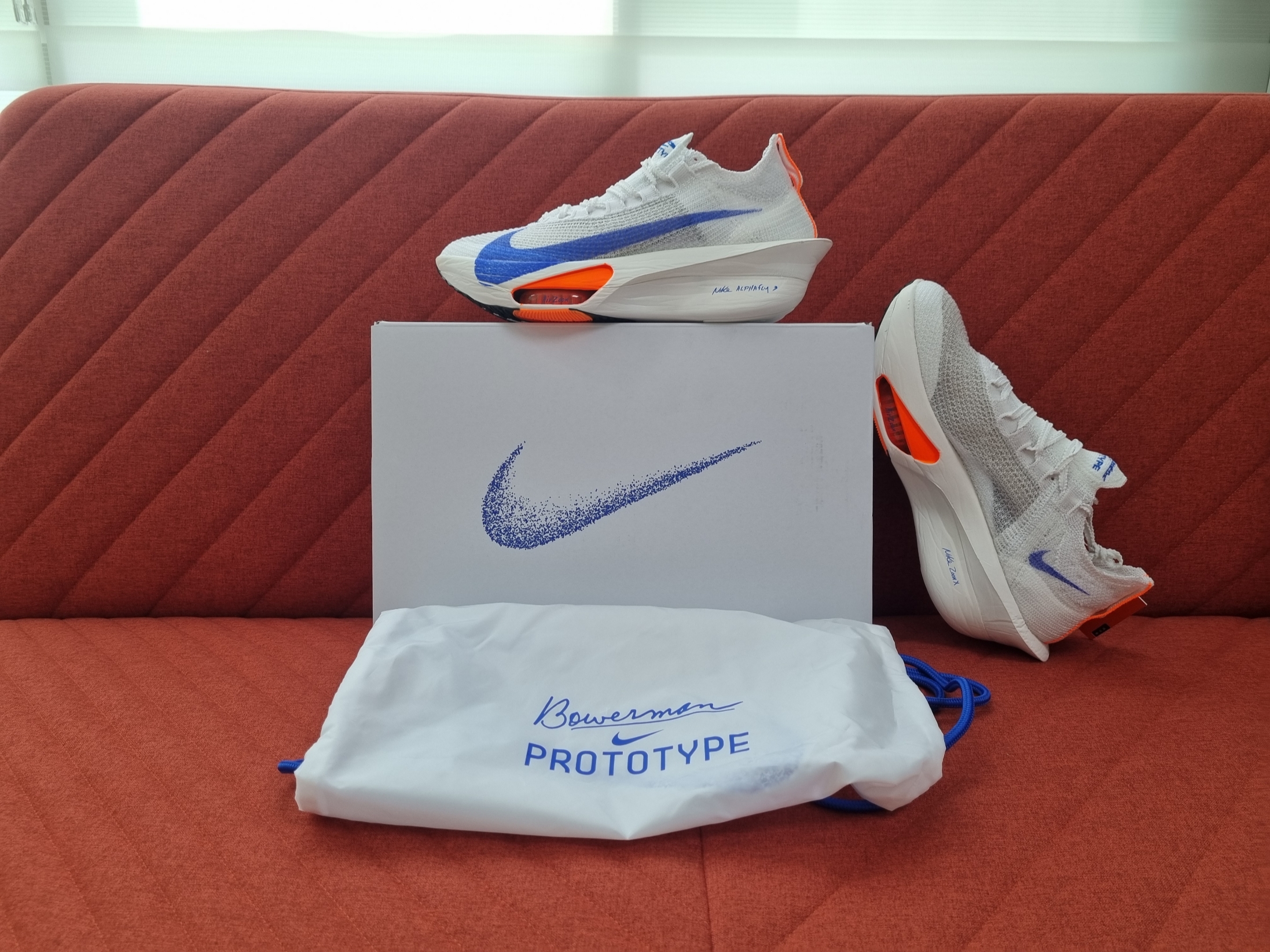 Nike Air Zoom Alphafly Next% 3 Blueprint 착용 스타일