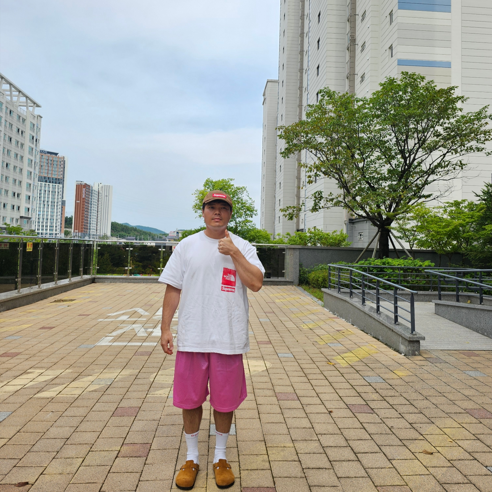 Birkenstock Boston Soft Footbed Mink - Regular, Supreme Mesh Cordura Camp Cap Sand - 23SS 착용 스타일 - 1